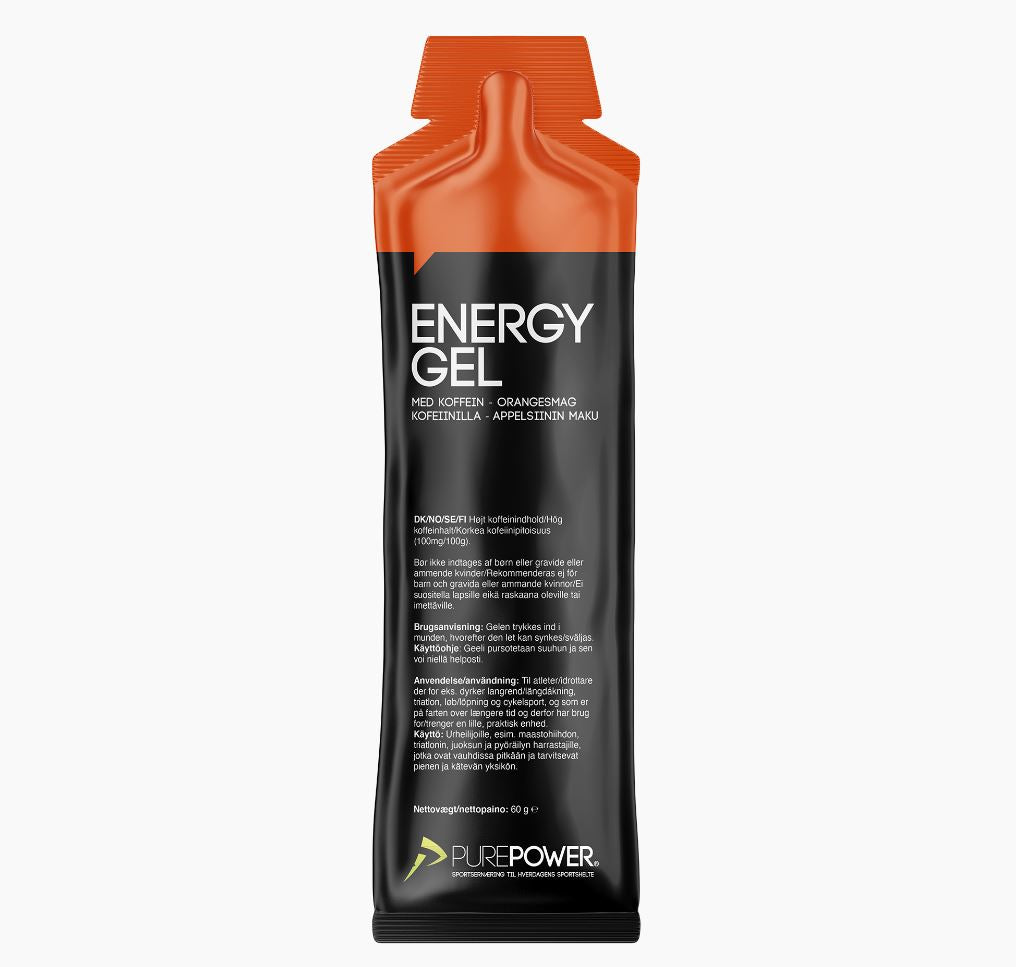 PurePower Energy Gel Caffeine Orange