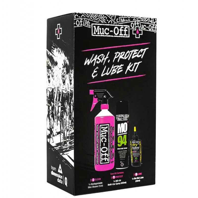 Muc-Off Wash, Protect & Dry Lube Kit